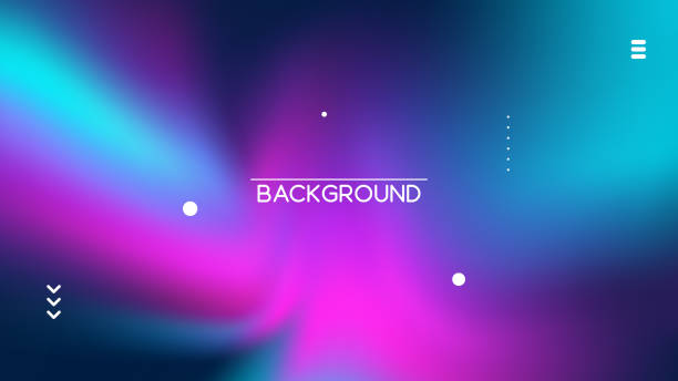 abstract dark blue and purple blurred gradient fluid vector background design wallpaper template with dynamic color, waves, and blend. futuristic modern backdrop design for business, presentation, ads, banner and more - blue background orange background purple background light stock illustrations