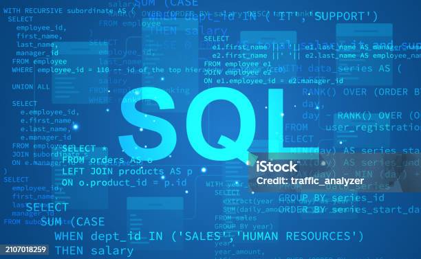Sql Code Stock Illustration - Download Image Now - Architecture ...