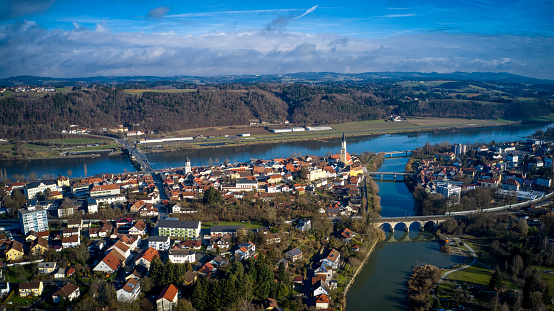 Stadt am Fluss