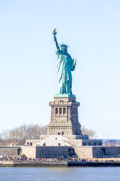 istock Statue of Liberty on a sunny day 2107061847