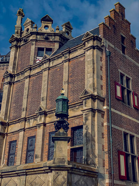 istock Historic buildings in Arnhem, the Netherlands.  Architectural details. 2107062412