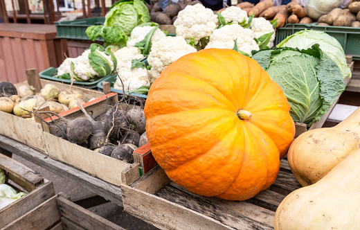 Farm market in Autumn, Pennsylvania, USA