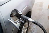 Rising fuel prices. The concept.