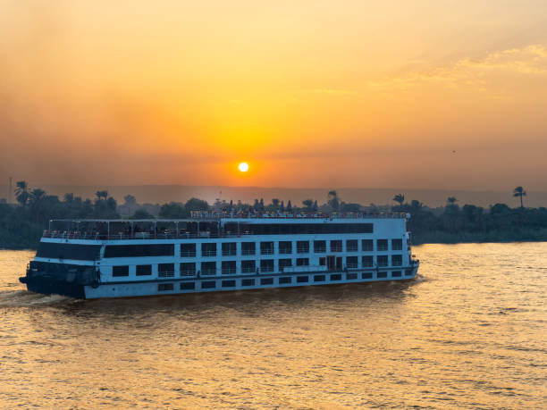 istock Sunset over the Nile river in Egypt 2107139324