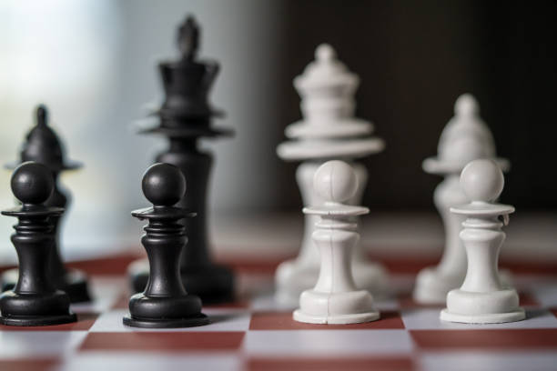 istock black and white chess board focus on foreground concept of choice still 2107147119