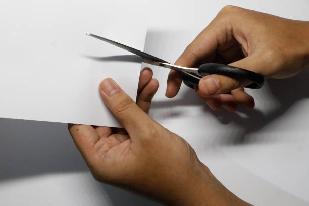 Sissors Cut Paper 130+ Scissor Cut Paper Stock Photos, Pictures & Royalty-Free Images ...