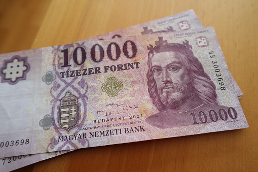 Hungarian forint banknotes 10000 HUF