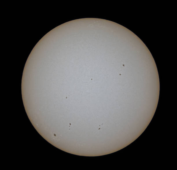 istock The Sun at 10:22AM PST Northern California showing multiple Sun spots. 2107202886