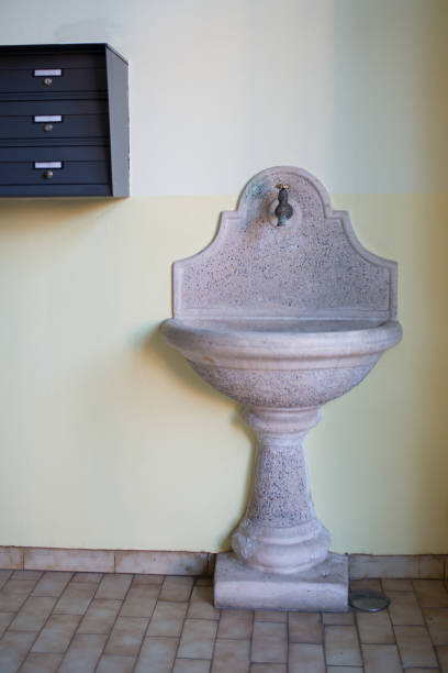 istock Antique old water sink. 2107266717