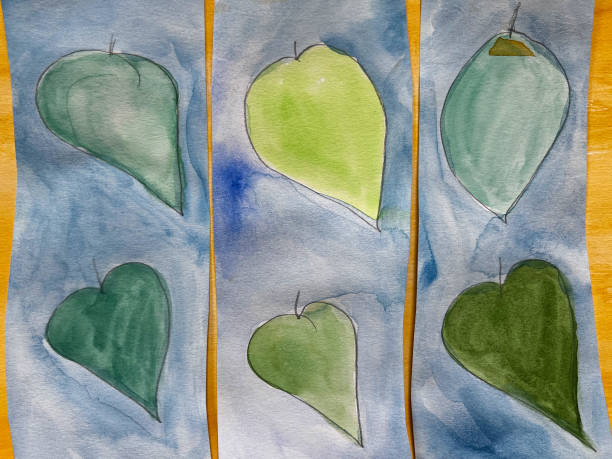 istock Watercolor Mixed Media Collage Leaves 2107369358