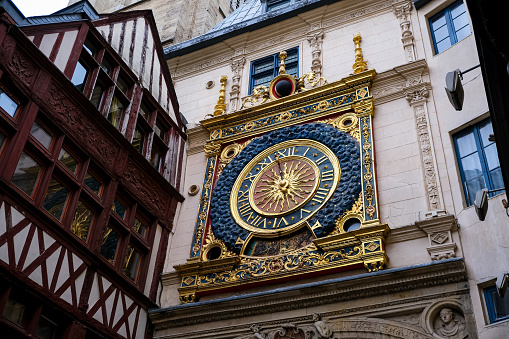 Church Clock with Roman Numeral, Fao, Braga, Portugal.