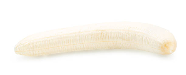 istock peeled banana isolated on the white background. Clipping path 2107524153