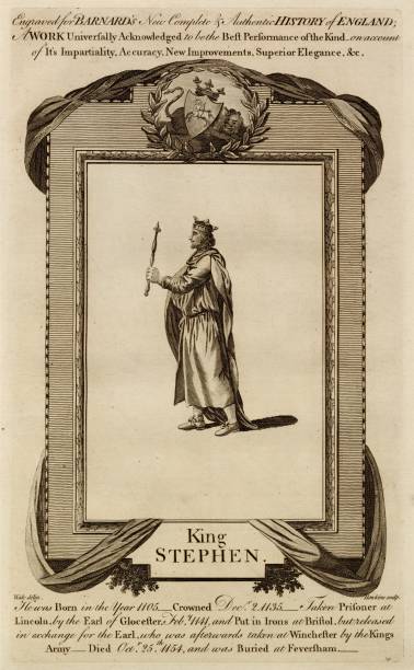istock KING STEPHEN - Kings of England Portrait - Historical Engraving 1783 2107564706