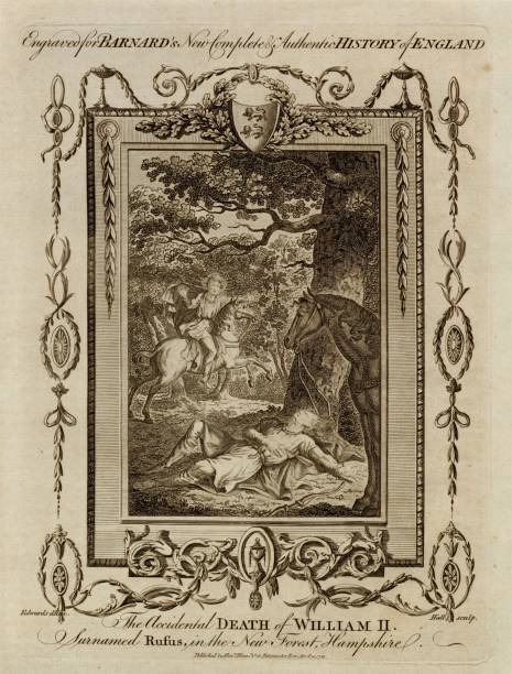 istock HISTORY OF ENGLAND - Accidental Death of William II - 1783 Print 2107564775