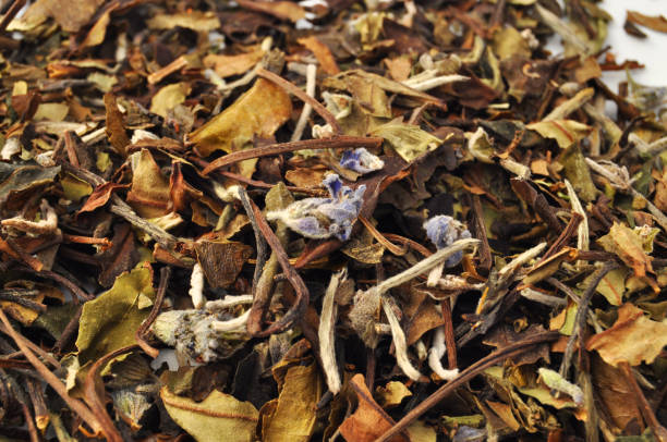 istock Artisanal lavender and lemon balm tea leaves to relax 2107624163