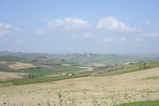 Monferrato - Piedmont. Panoramic view