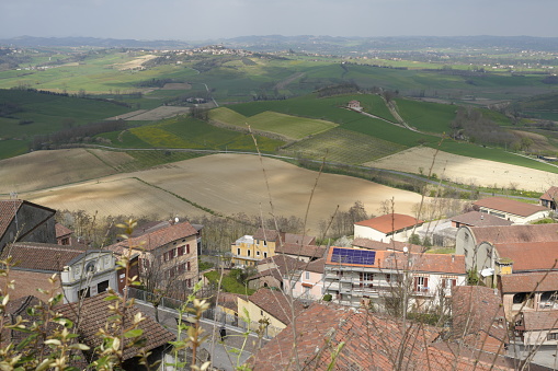 Monferrato - Piedmont. Panoramic view