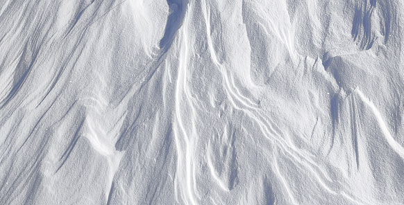 Snow cover texture background