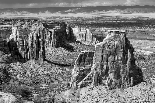 Scenery of Colorado National Monument in Summer, Colorado, USA