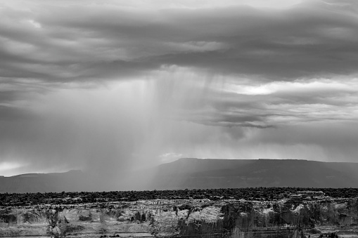 Storm clouds over Colorado National Monument in Summer, Colorado, USA