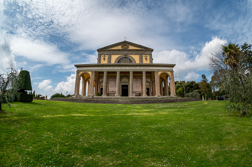 Sanctuary of the Madonna del Transito of Canoscio, a stone's throw from Città di Castello in Umbria