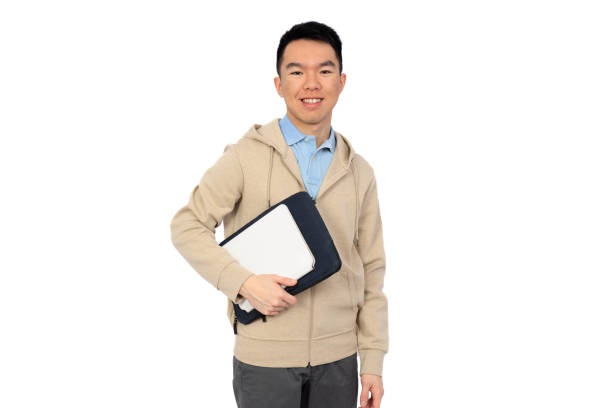 istock Smiling male college student portrait isolated 2107879528
