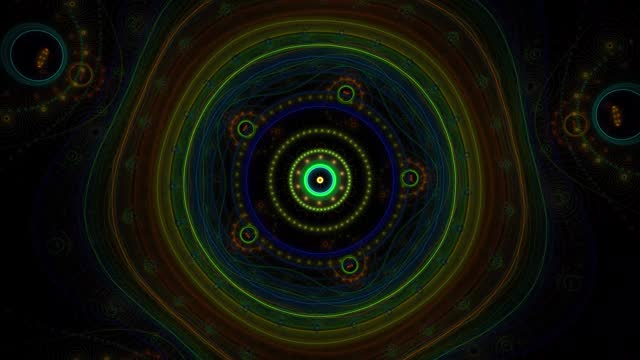 Hypnotic Kaleidoscope Sacred Geometry Mandala Loop