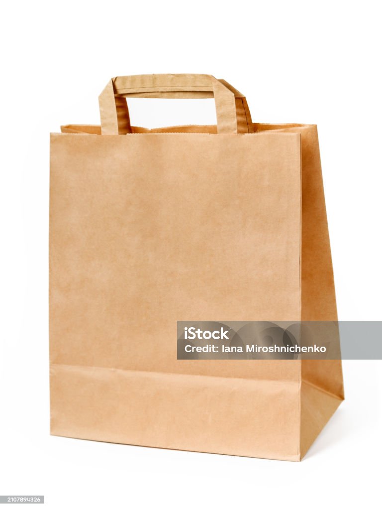 Ecofriendly Paper Packet On White Background Sustainable Packaging ...
