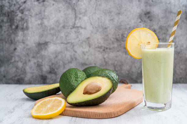 istock Avocado and Avocado Yogurt in Chopping board 2108151043