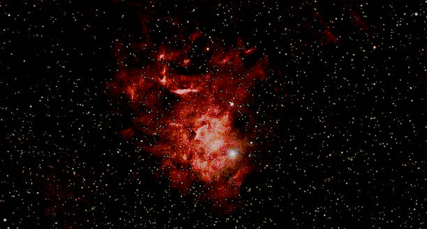 Deep space real astrophotography image of Thor's Helmet Nebula NCG 2359.  Approximately 3,670 parsecs away and 30 light-years in size.