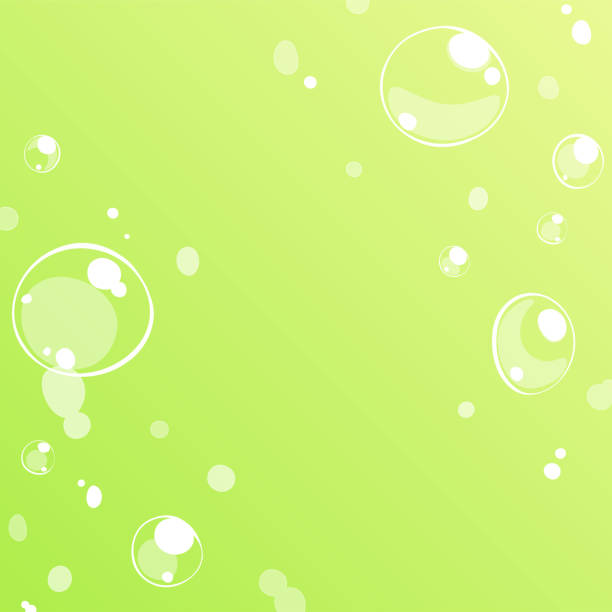 illustrazioni stock, clip art, cartoni animati e icone di tendenza di background illustration of underwater bubbles - bubble bubble wand soda water