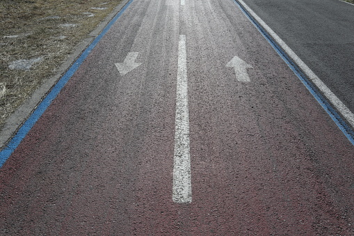 a bicycle lane