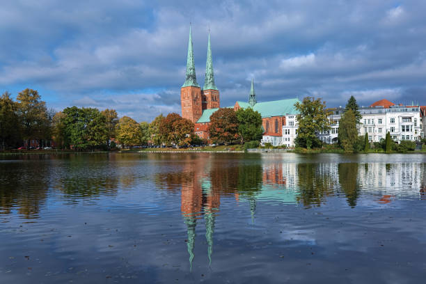 istock View of Lubeck Cathedral, Germany 2108397354