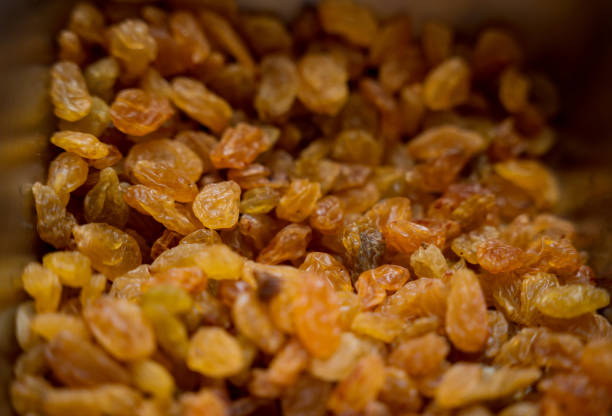 Nuts and dried fruits for making handmade chocolates and candies in a workshop.