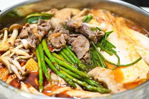 Delicious Taiwanese Beef Brush Hot Pot