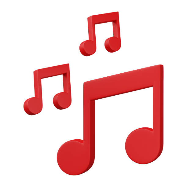 istock 3D Music Notes isolated on transparent background. Simple repair icon 2108705938