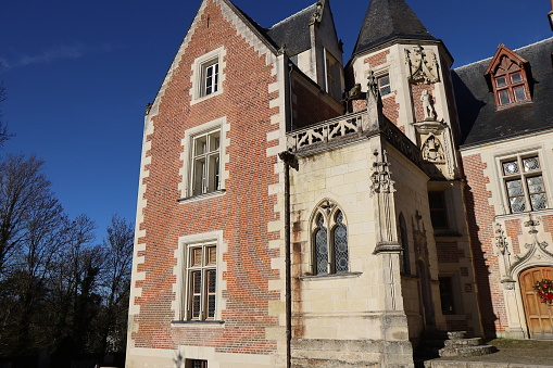 Le Clos Luce, former house of Leonardo da Vinci, exterior view, town of Amboise, department of Indre et Loire, France