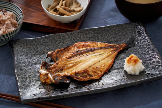 istock Japanese food : Grilled horse mackerel set meal 2108772736