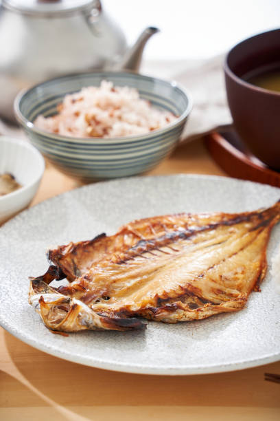 istock Japanese food : Grilled horse mackerel set meal 2108773779