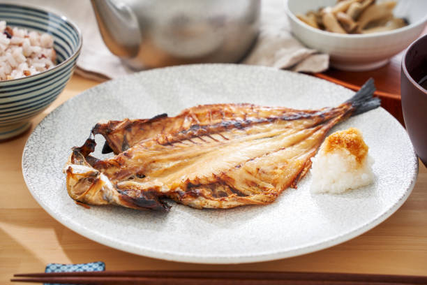 istock Japanese food : Grilled horse mackerel set meal 2108774295