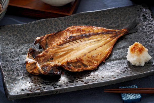 istock Japanese food : Grilled horse mackerel set meal 2108774821
