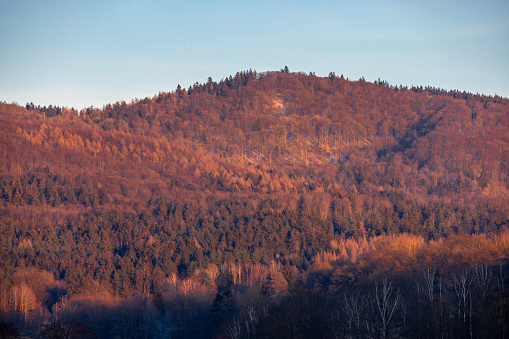 A short walk outside the front door in Schmalkalden during a marvellous sunset - Thuringia - Germany