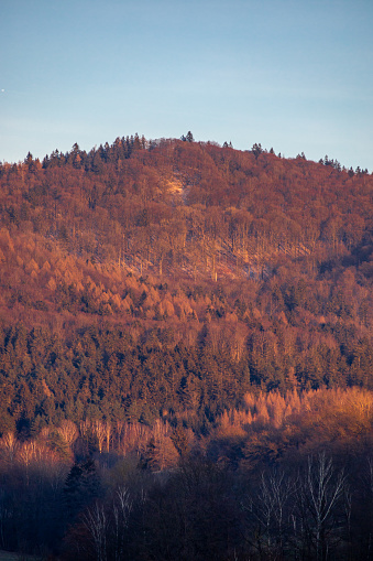 A short walk outside the front door in Schmalkalden during a marvellous sunset - Thuringia - Germany