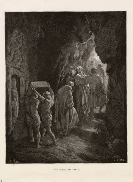 The Burial Of Sarah Stock Illustration - Download Image Now - 19th