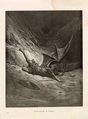 Explore our exclusive collection of Gustave Dore illustrations, a treasure trove of antique lithographs from the celebrated 19th-century French artist, renowned for his detailed and dramatic visual interpretation of biblical narratives, classic literature, and mythological tales. This extensive assortment includes Dore's masterful depictions from the Bible, Dante's Divine Comedy, and other literary masterpieces, offering a glimpse into the artist's unparalleled ability to bring text to life through his exquisite engravings. Each piece in our collection, dating back to 1891, showcases Dore's intricate line work, profound use of contrast, and his exceptional talent in portraying complex emotions and epic stories. These prints, ranging from the serene to the sublime, include iconic scenes such as 'Moses Breaking the Tables of the Law', 'Jesus Walking on the Sea', and 'The Death of Samson', alongside less known but equally captivating works like 'The Vision of the Golden Ladder' and 'Satan in Paradise'. Perfect for collectors, enthusiasts of antique religious and literary art, and those with an appreciation for 19th-century artwork, our Gustave Dore collection offers rare finds that are as historically significant as they are aesthetically stunning. Dive into the depths of Dore's imagination, enriched with themes of divine intervention, human struggle, and the natural world, making each lithograph a valuable addition to any art collection. Discover the perfect piece to grace your home, office, or gallery, and own a part of art history with Gustave Dore's timeless illustrations.