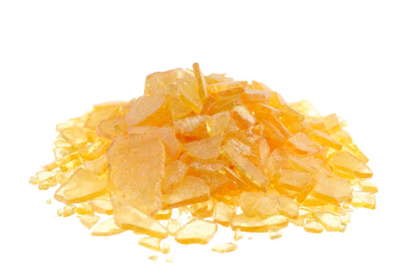 istock Pine resin (Pinus sylvestris), also called colophony (Colophonium) or rosin, a tree resin 2108905610