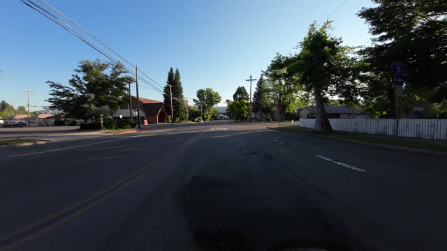 Mount Shasta City 01 Front View Driving Plates California USA Ultra Wide