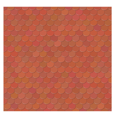 vector seamless variegation texture of the clay tile