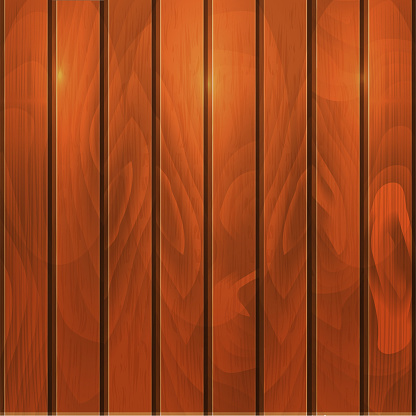 Wood Planked Texture. Vector illustration, wooden background with spotlight