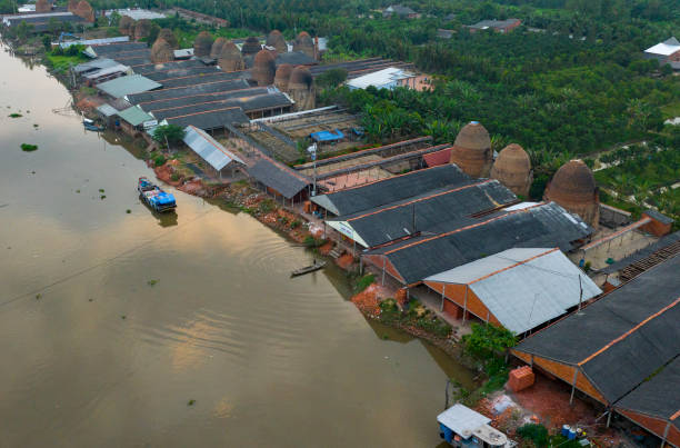 istock Mang Thit Ancient Brick Village under sunset, Mekong Delta, Vinh Long Province 2109245115